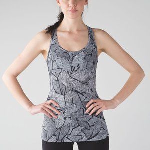 SOLD - Lululemon Racerback Dottie Tribe Tank Top Black 4